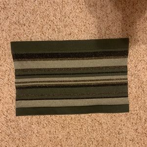 Olive Striped Tube Top